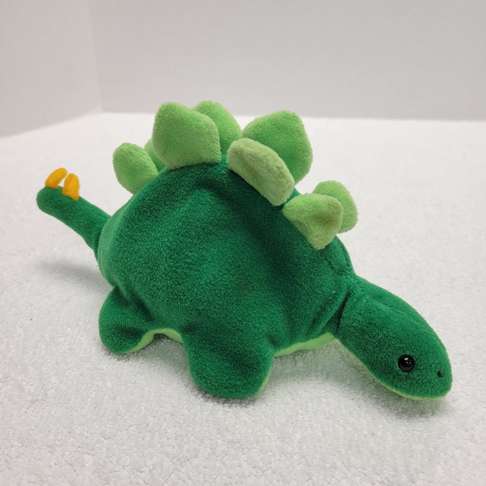 GMA two-tone green Stegosaurus Dinosaur plush - Vintage